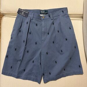 Polo by Ralph Lauren Men's 33 Blue Tyler Shorts